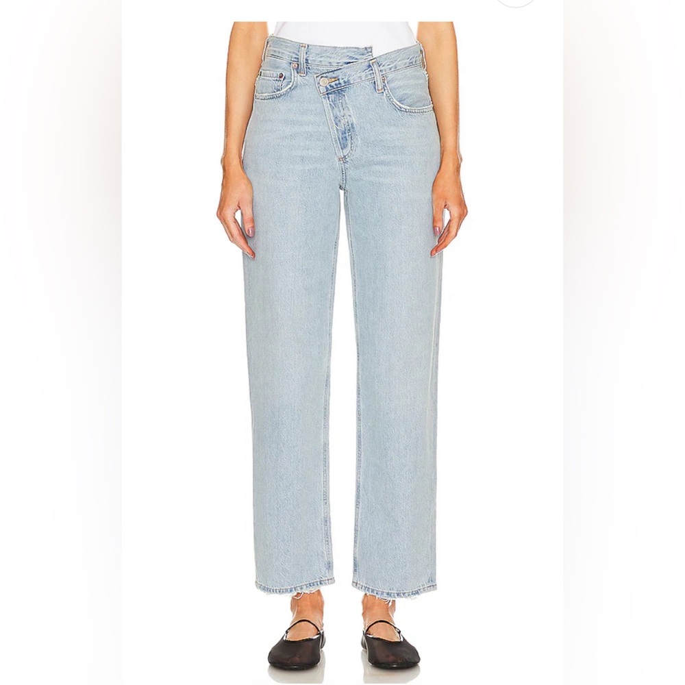 AGOLDE Criss Cross straight leg jeans size 33